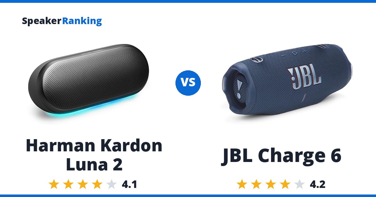 Harman Kardon Luna 2 vs JBL Charge 6