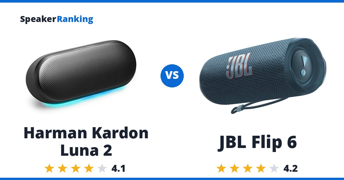 Harman Kardon Luna 2 vs JBL Flip 6