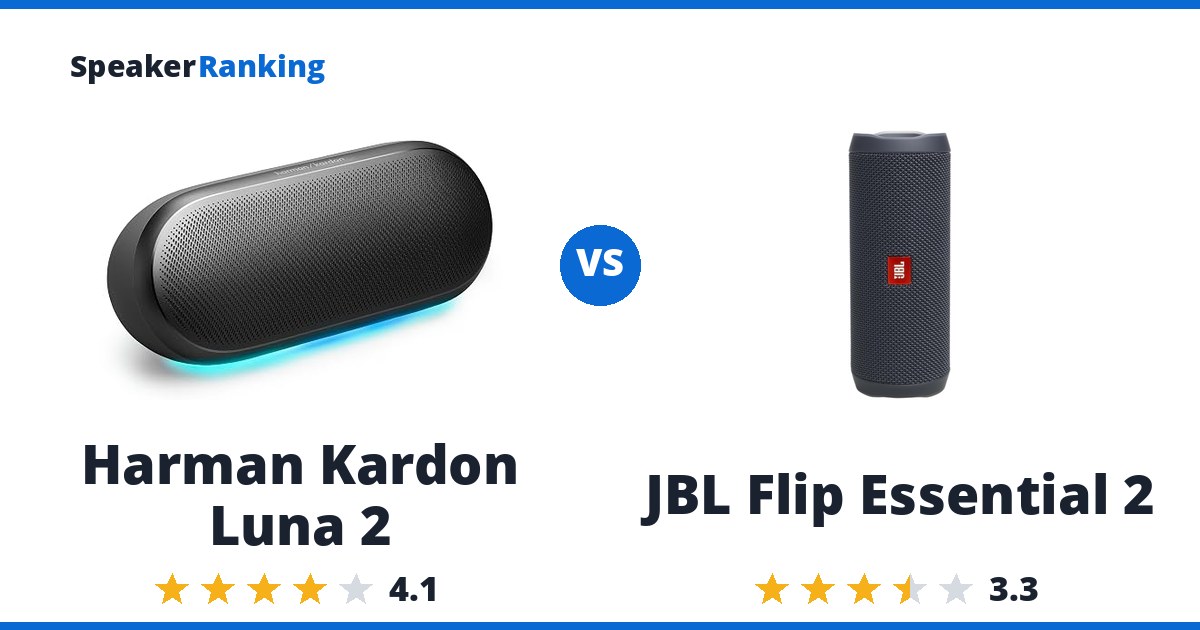 Harman Kardon Luna 2 vs JBL Flip Essential 2
