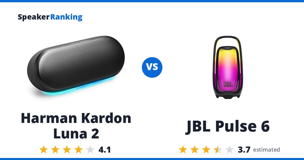 Harman Kardon Luna 2 vs JBL Pulse 6