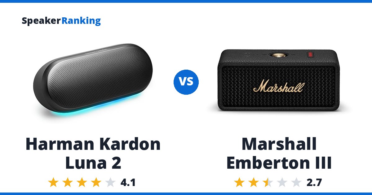 Harman Kardon Luna 2 vs Marshall Emberton III
