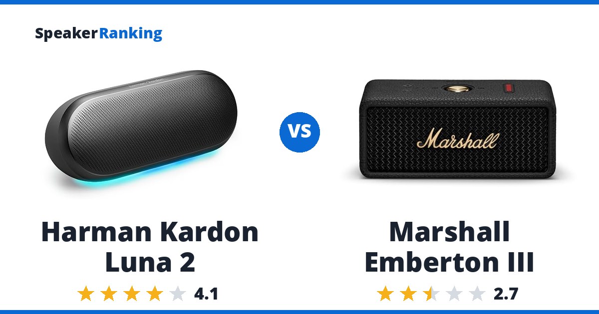 Harman Kardon Luna 2 vs Marshall Emberton III