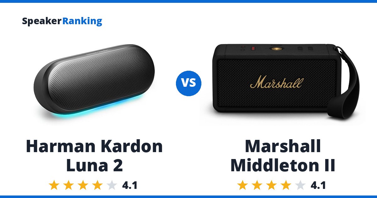 Harman Kardon Luna 2 vs Marshall Middleton II