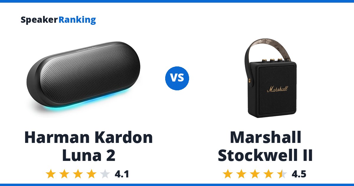 Harman Kardon Luna 2 vs Marshall Stockwell II
