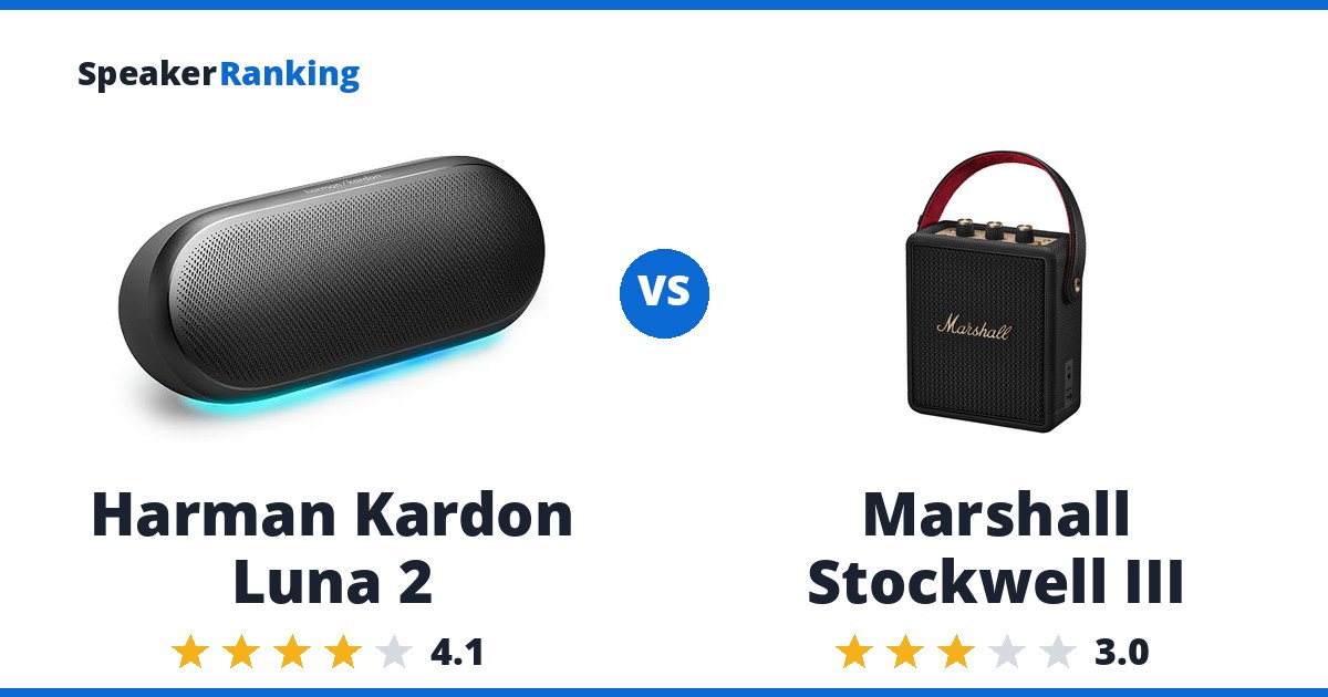 Harman Kardon Luna 2 vs Marshall Stockwell III