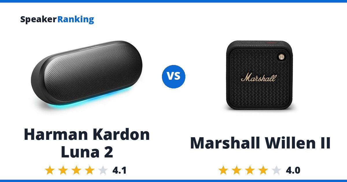Harman Kardon Luna 2 vs Marshall Willen II