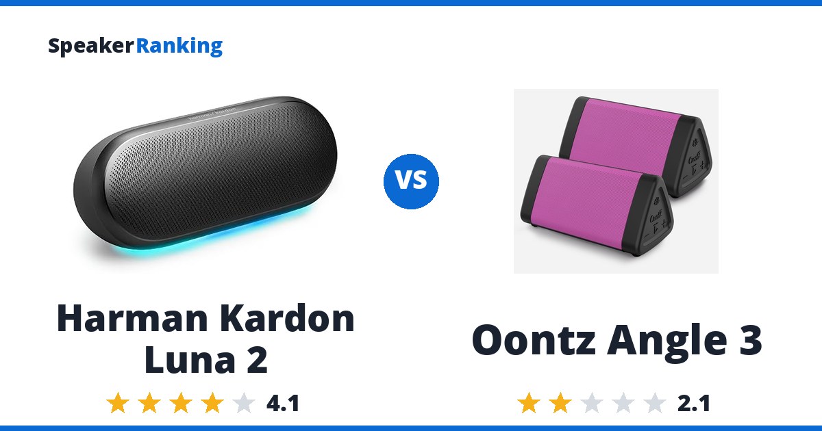 Harman Kardon Luna 2 vs Oontz Angle 3