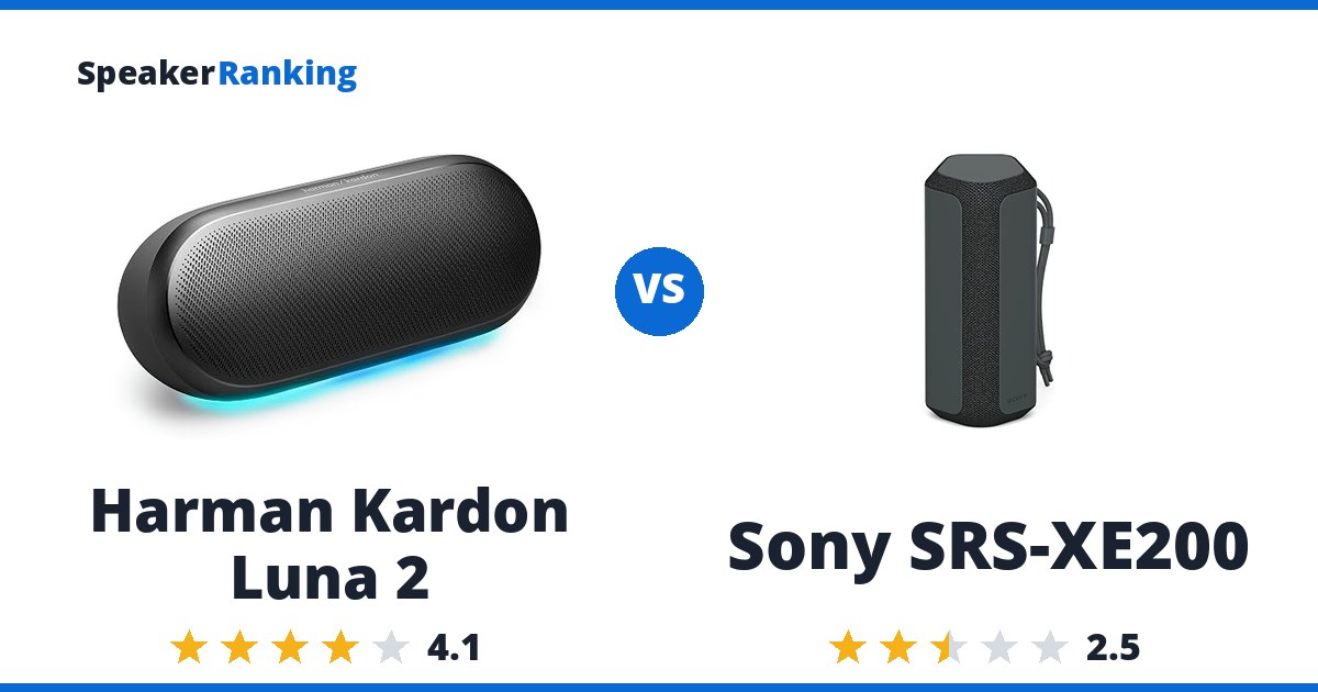 Harman Kardon Luna 2 vs Sony SRS-XE200