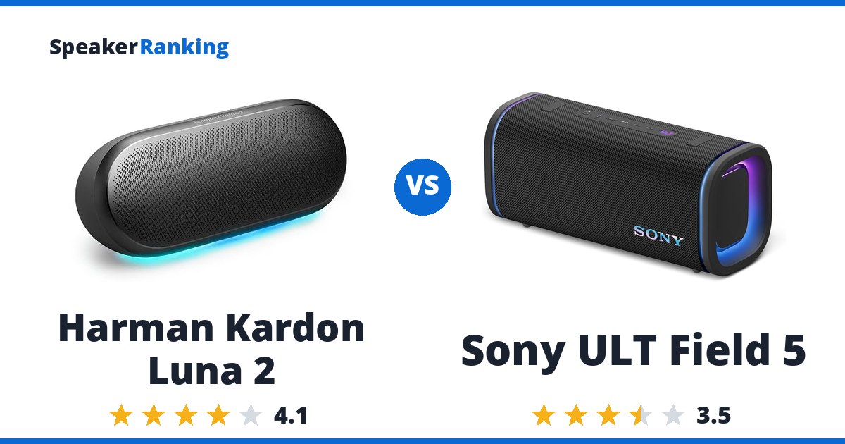 Harman Kardon Luna 2 vs Sony ULT Field 5