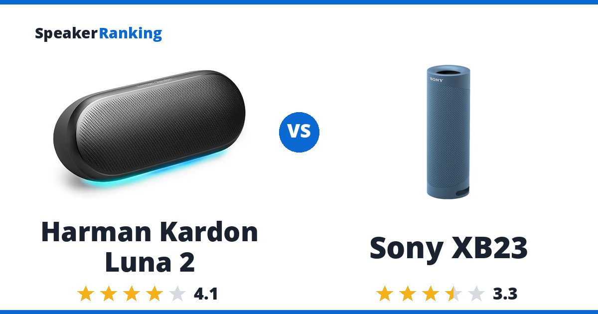 Harman Kardon Luna 2 vs Sony XB23