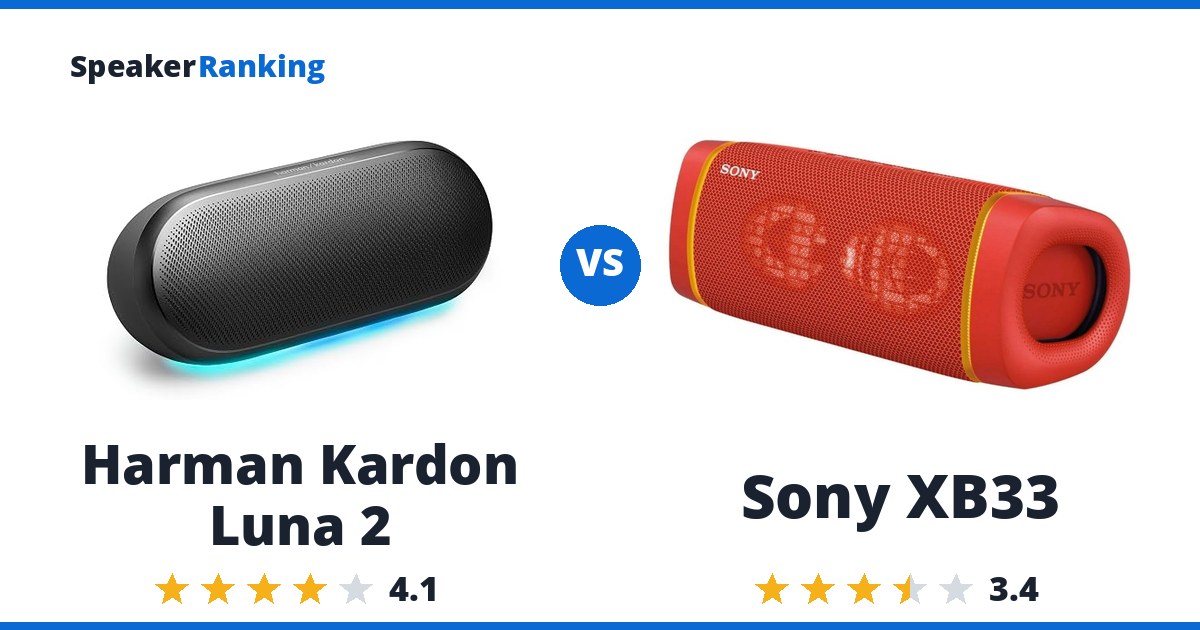 Harman Kardon Luna 2 vs Sony XB33