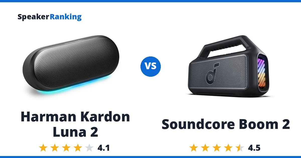 Harman Kardon Luna 2 vs Soundcore Boom 2