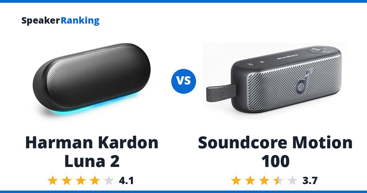 Harman Kardon Luna 2 vs Soundcore Motion 100