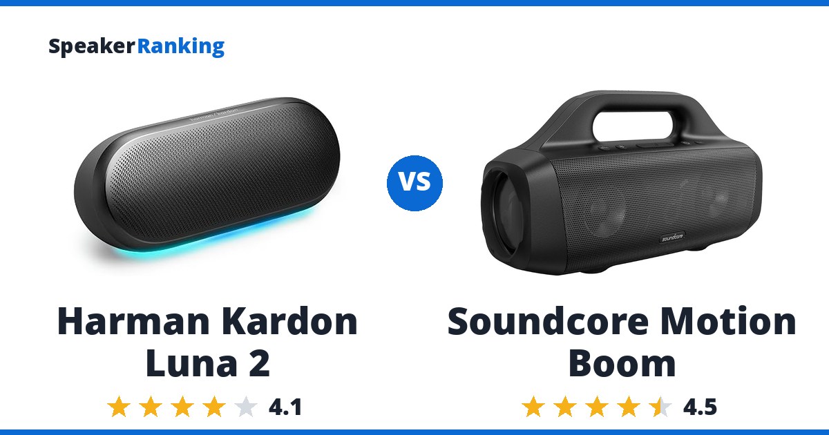 Harman Kardon Luna 2 vs Soundcore Motion Boom