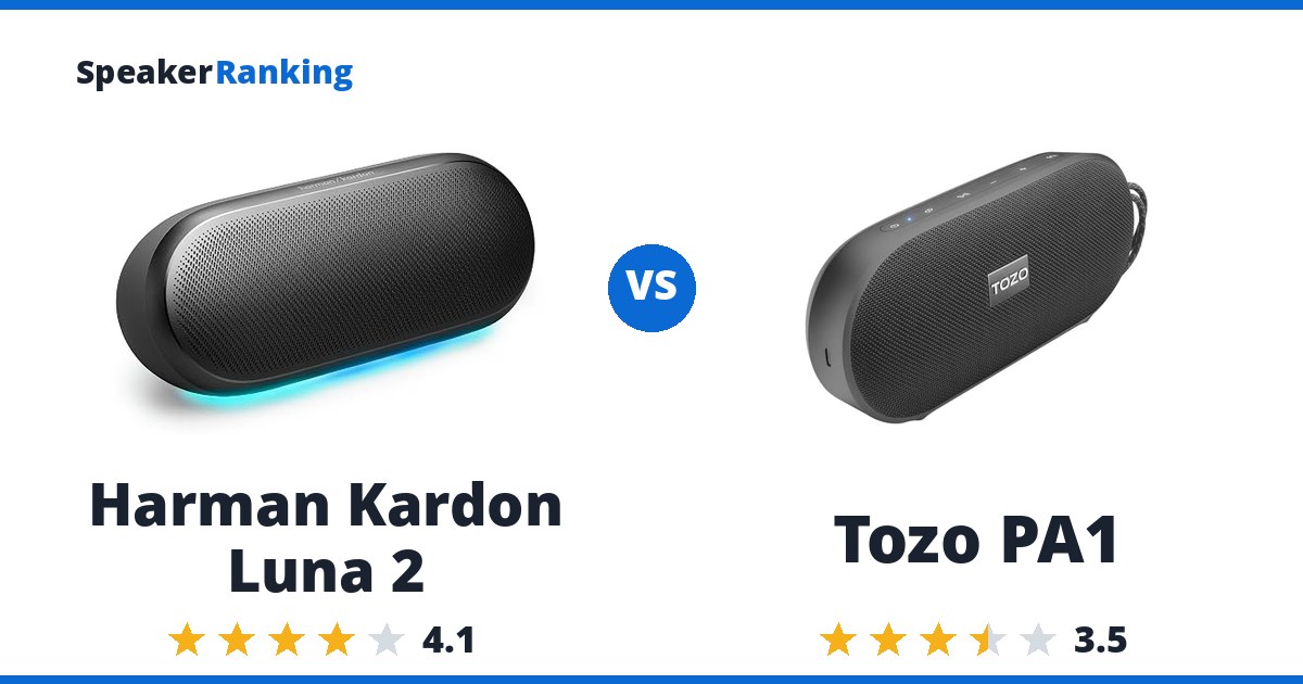 Harman Kardon Luna 2 vs Tozo PA1