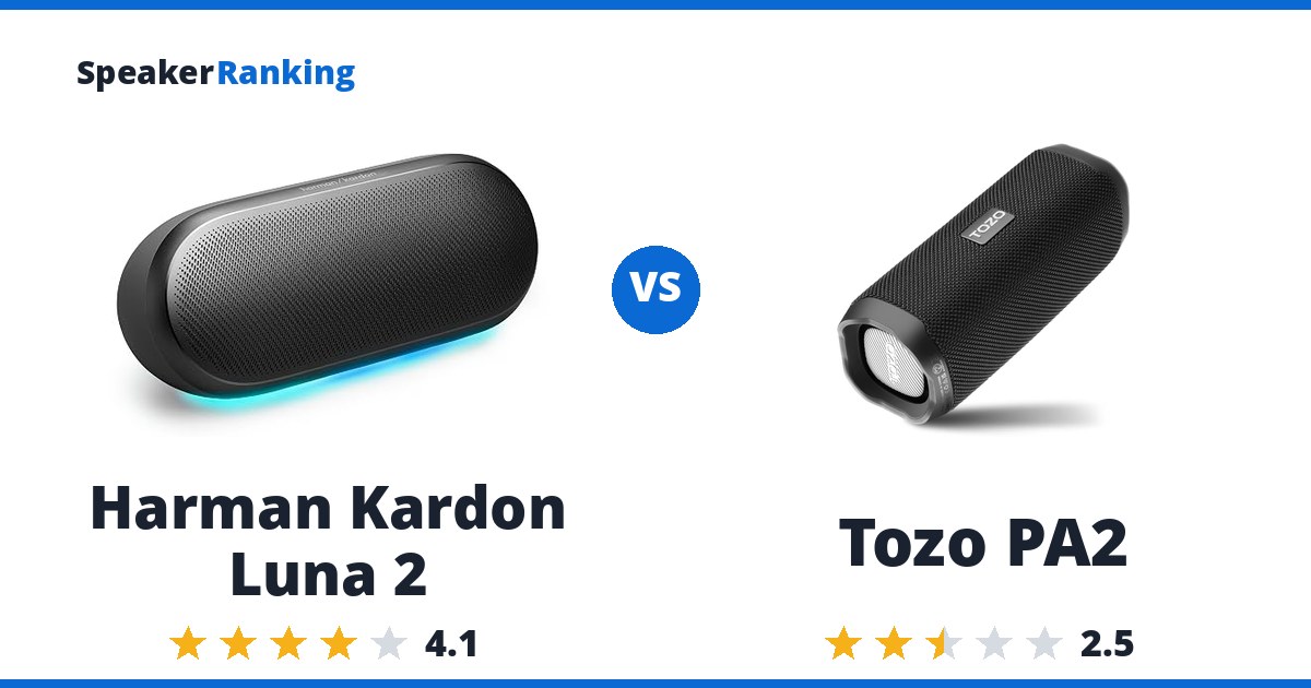 Harman Kardon Luna 2 vs Tozo PA2