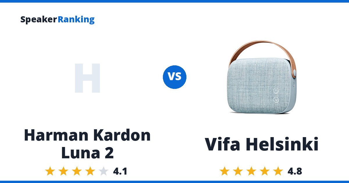 Harman Kardon Luna 2 vs Vifa Helsinki