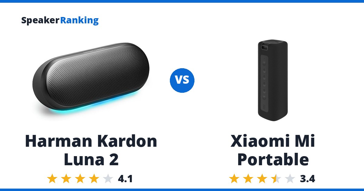 Harman Kardon Luna 2 vs Xiaomi Mi Portable