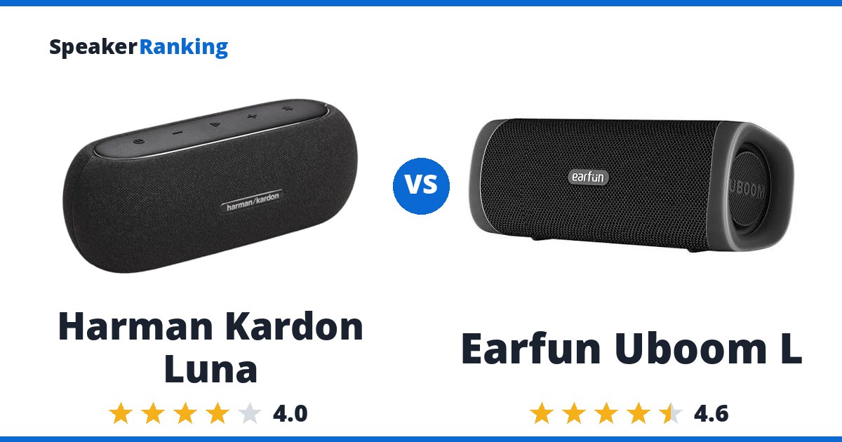 Harman Kardon Luna vs Earfun Uboom L