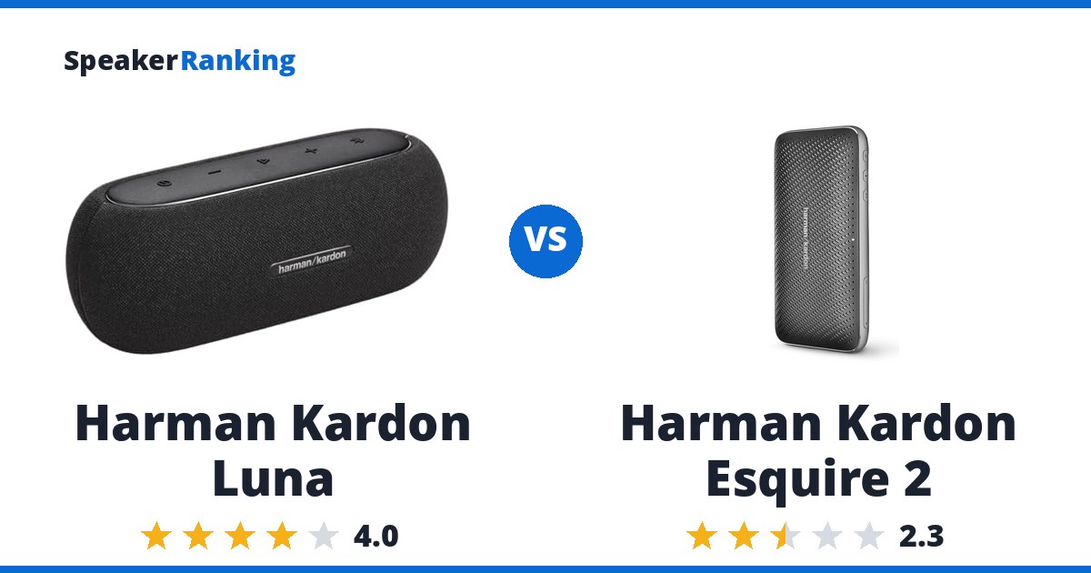 Harman Kardon Luna vs Harman Kardon Esquire 2