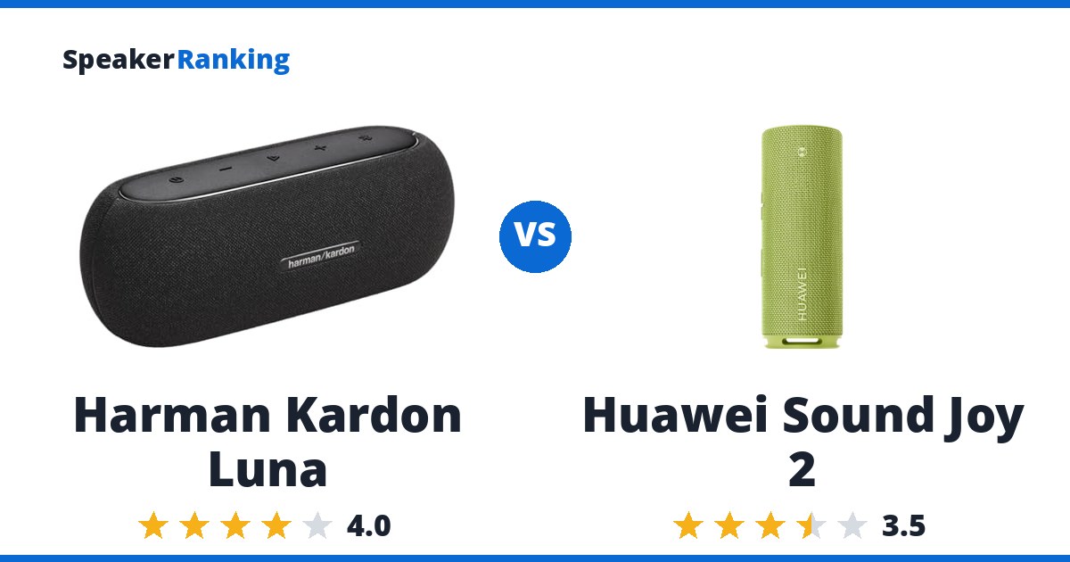 Harman Kardon Luna vs Huawei Sound Joy 2