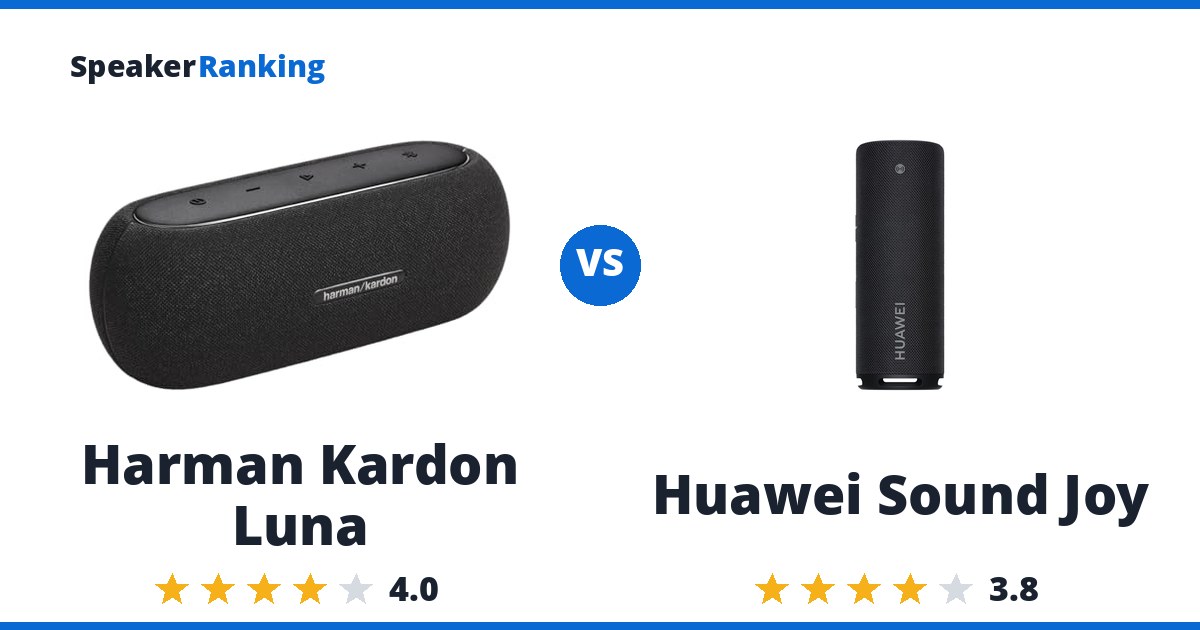 Harman Kardon Luna vs Huawei Sound Joy
