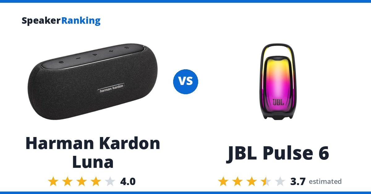 Harman Kardon Luna vs JBL Pulse 6