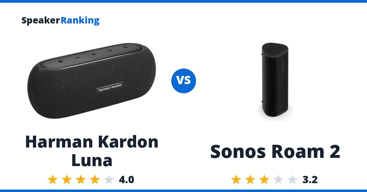 Harman Kardon Luna vs Sonos Roam 2