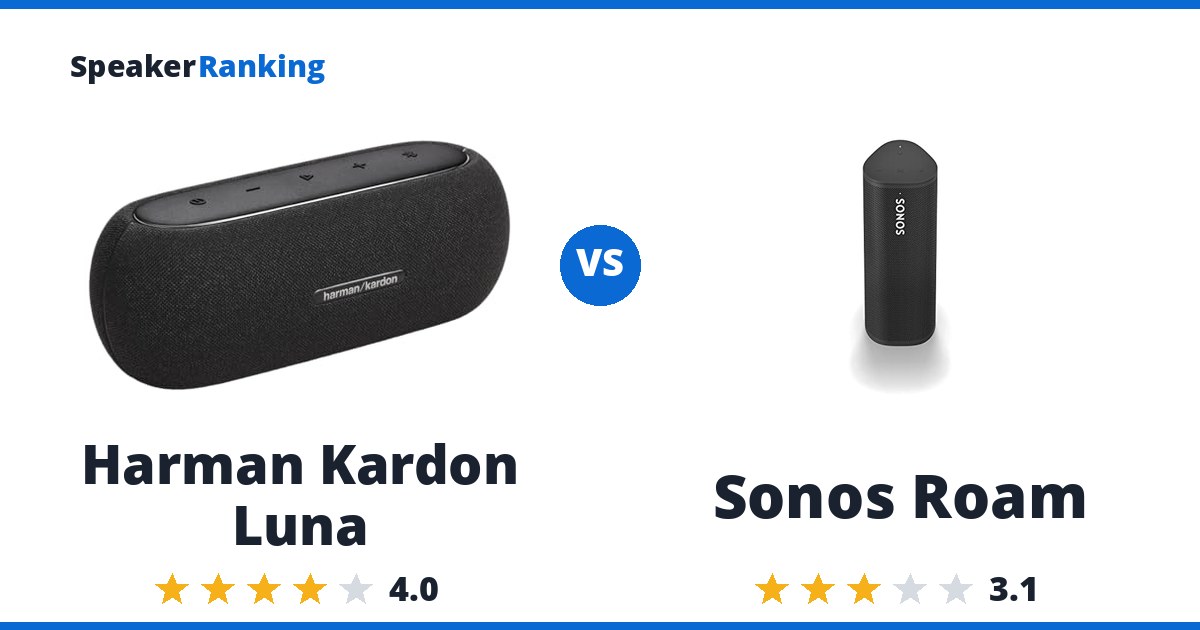Harman Kardon Luna vs Sonos Roam