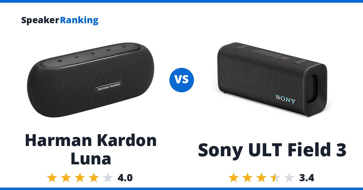 Harman Kardon Luna vs Sony ULT Field 3