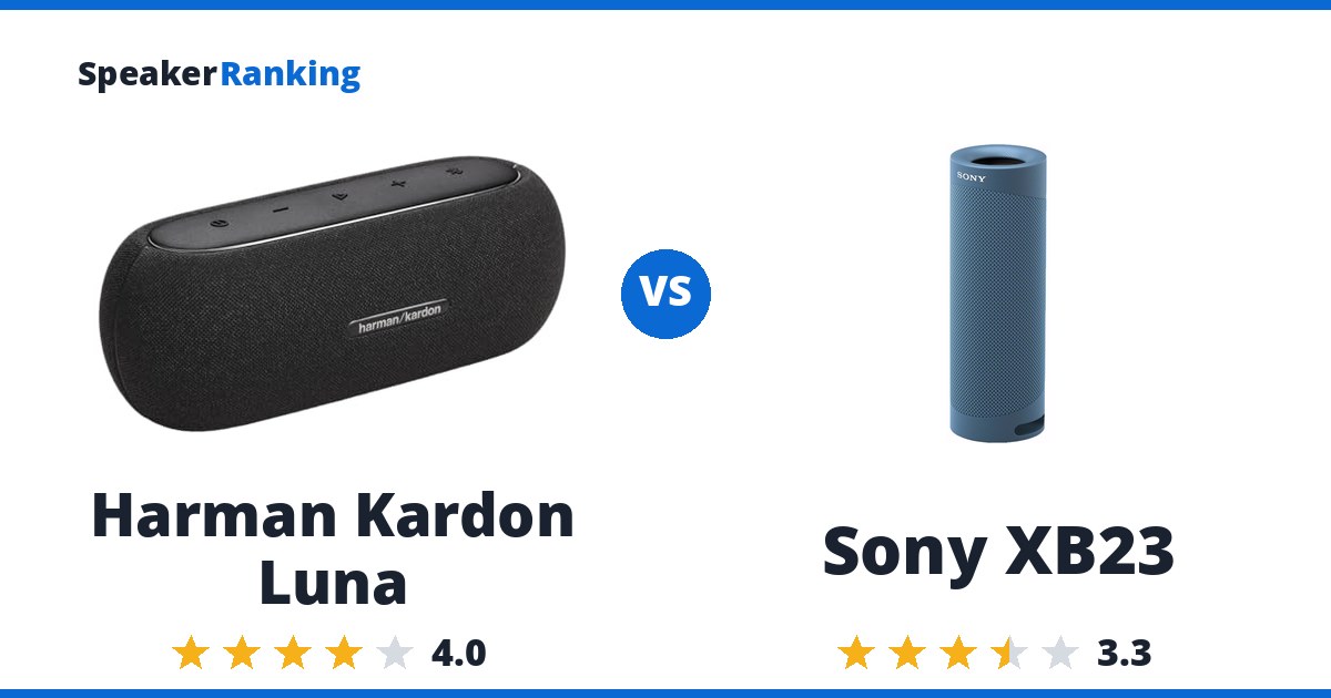 Harman Kardon Luna vs Sony XB23