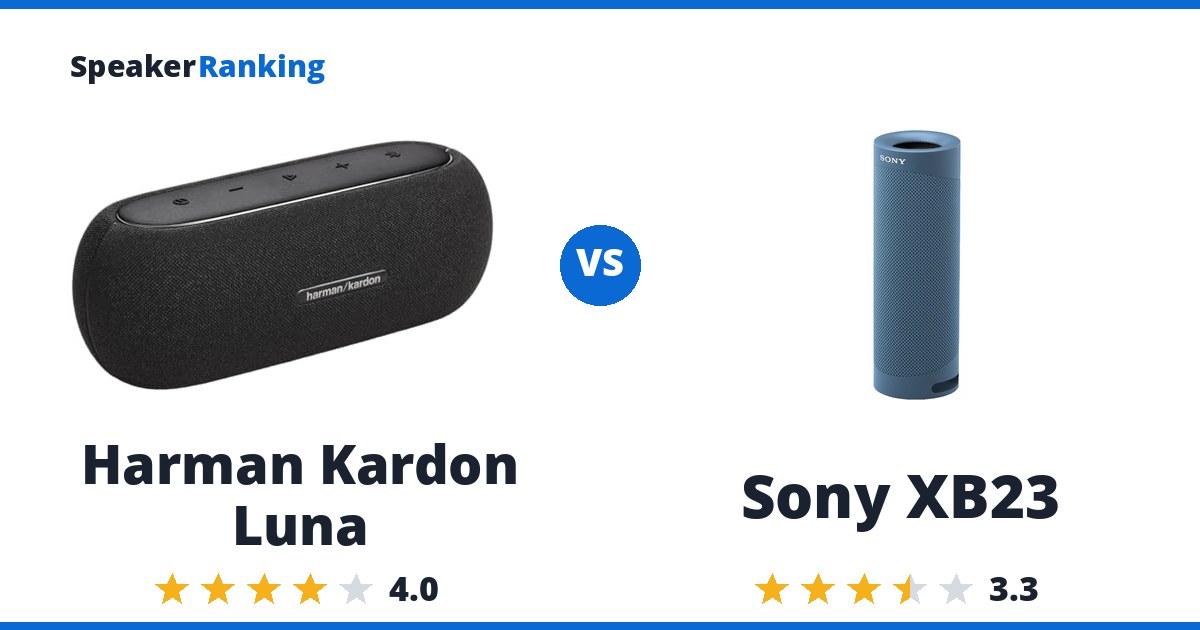 Harman Kardon Luna vs Sony XB23