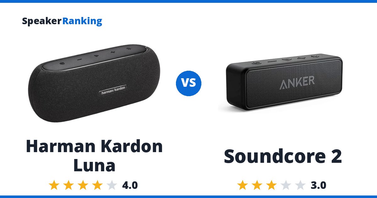 Harman Kardon Luna vs Soundcore 2