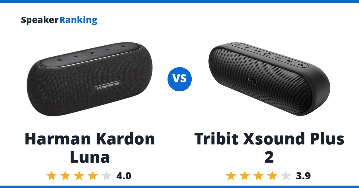 Harman Kardon Luna vs Tribit Xsound Plus 2