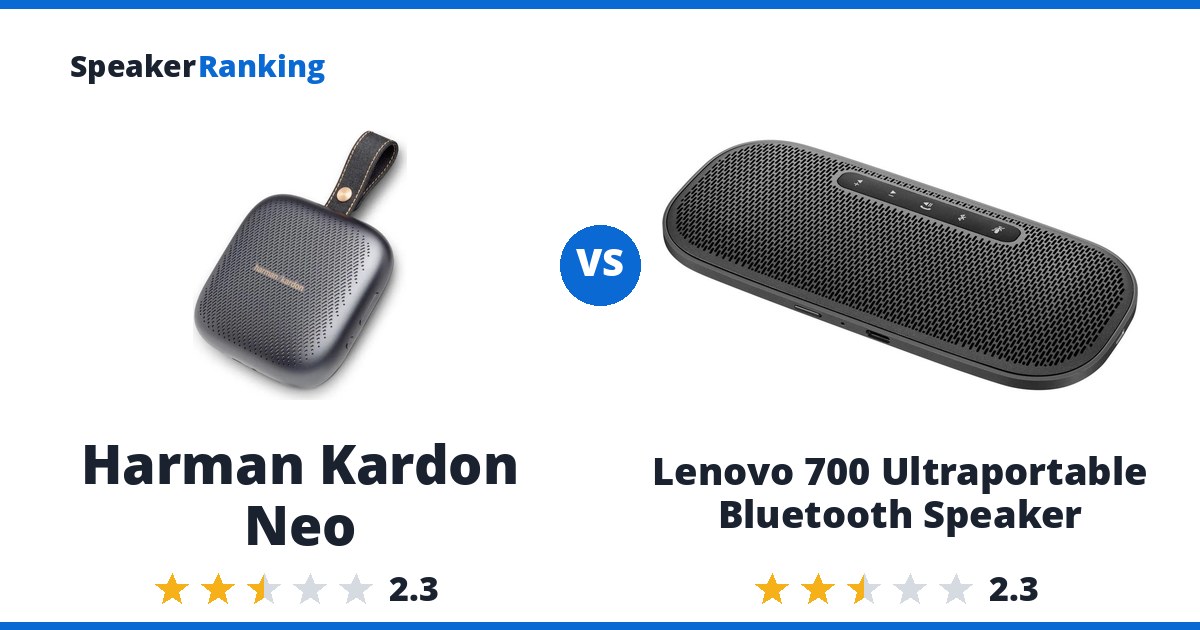 Harman Kardon Neo vs Lenovo 700 Ultraportable Bluetooth Speaker
