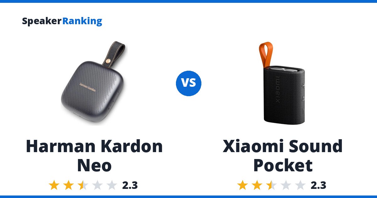 Harman Kardon Neo vs Xiaomi Sound Pocket