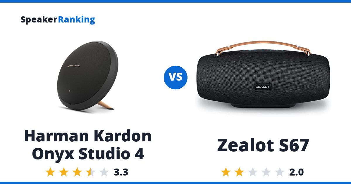 Harman Kardon Onyx Studio 4 vs Zealot S67