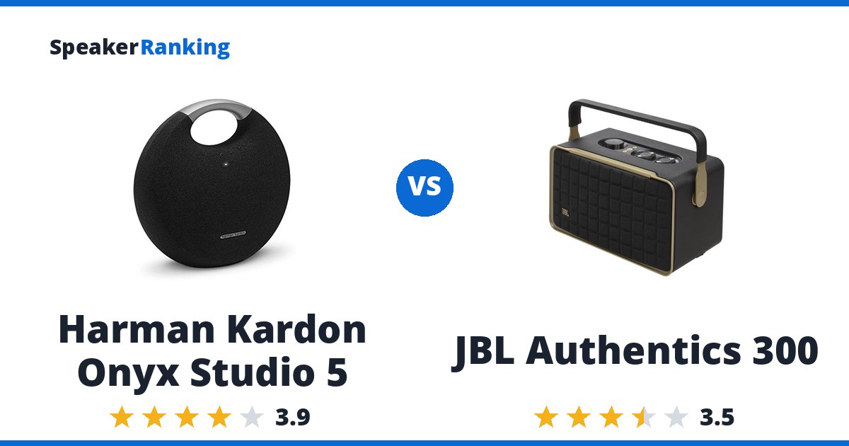 Harman Kardon Onyx Studio 5 vs JBL Authentics 300