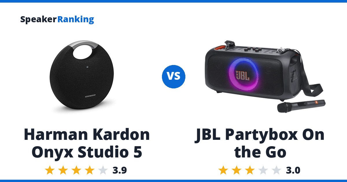 Harman Kardon Onyx Studio 5 vs JBL Partybox On the Go