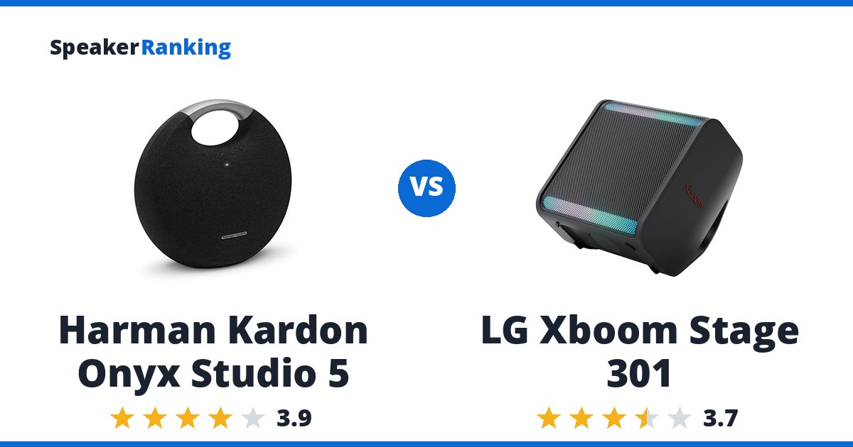 Harman Kardon Onyx Studio 5 vs LG Xboom Stage 301