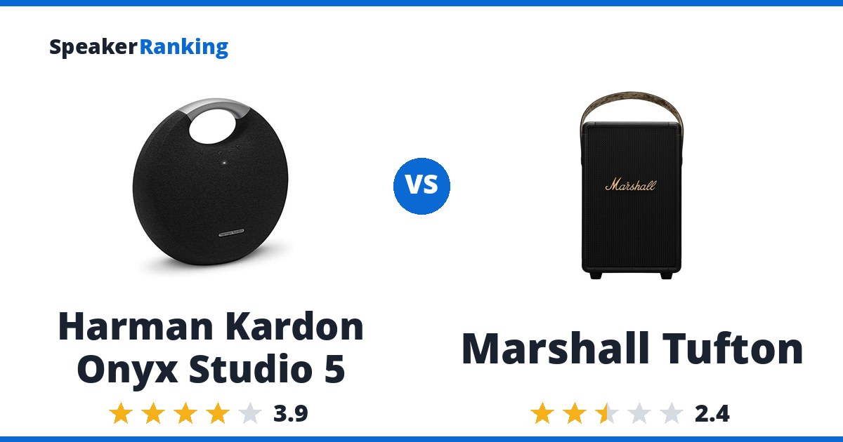 Harman Kardon Onyx Studio 5 vs Marshall Tufton