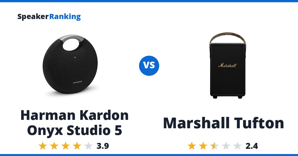 Harman Kardon Onyx Studio 5 vs Marshall Tufton