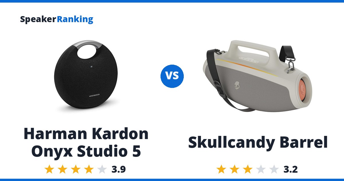 Harman Kardon Onyx Studio 5 vs Skullcandy Barrel