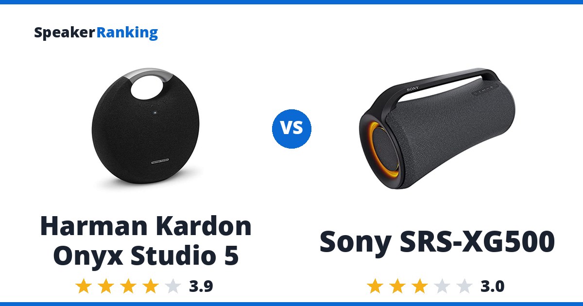 Harman Kardon Onyx Studio 5 vs Sony SRS-XG500