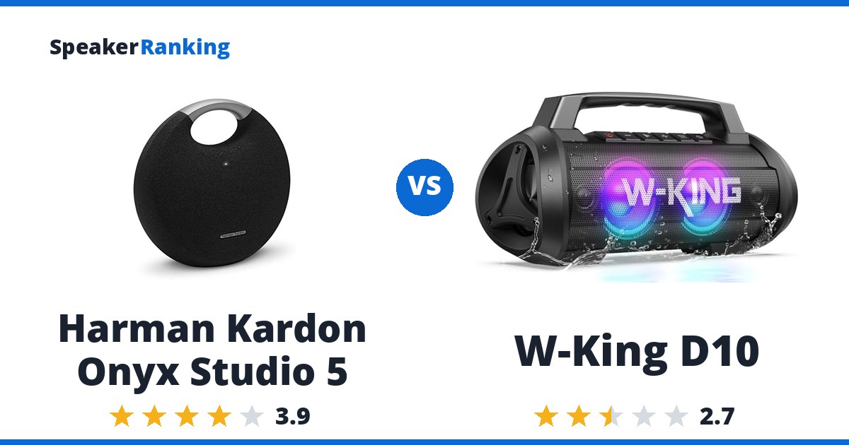 Harman Kardon Onyx Studio 5 vs W-King D10