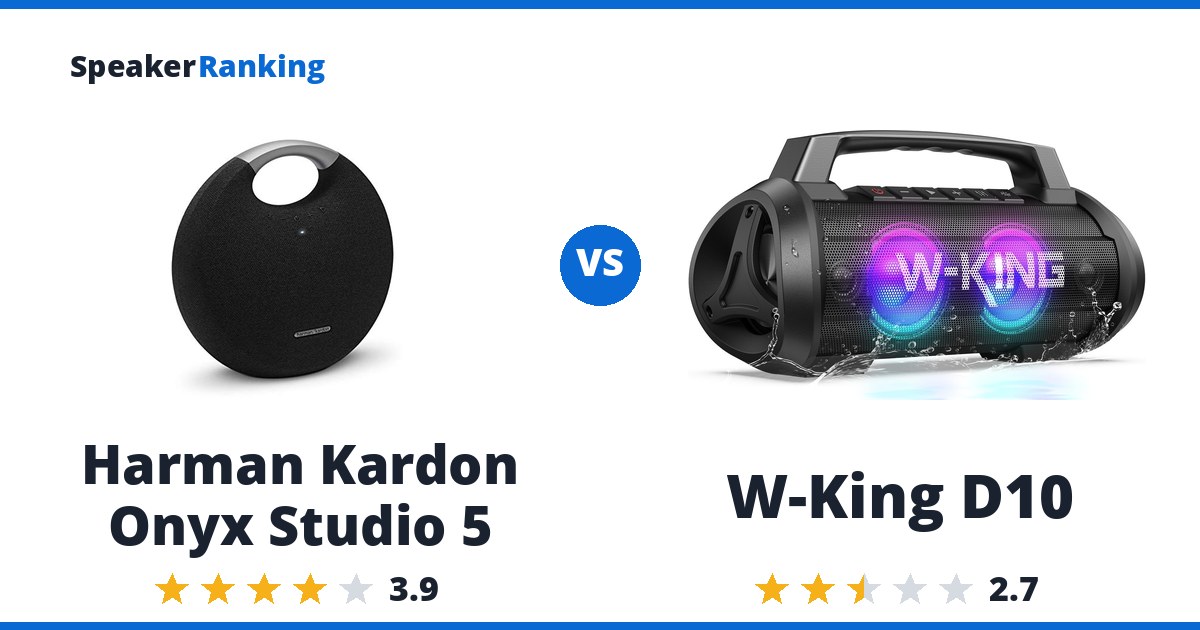 Harman Kardon Onyx Studio 5 vs W-King D10