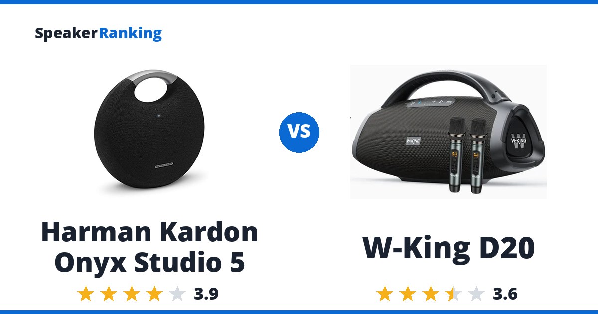 Harman Kardon Onyx Studio 5 vs W-King D20