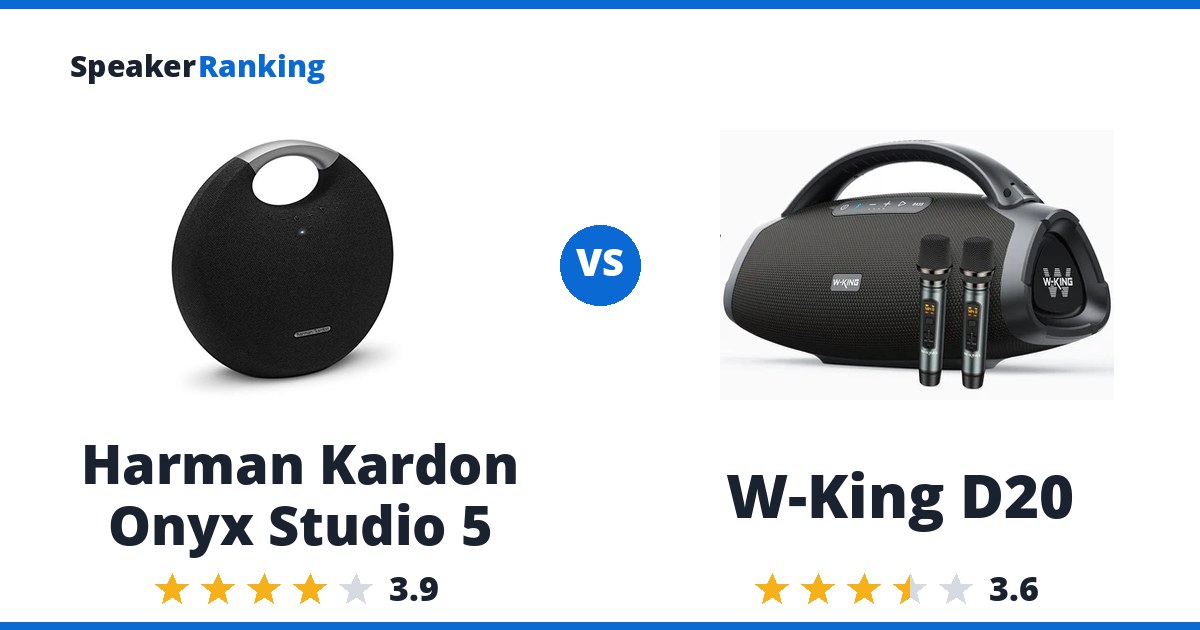 Harman Kardon Onyx Studio 5 vs W-King D20