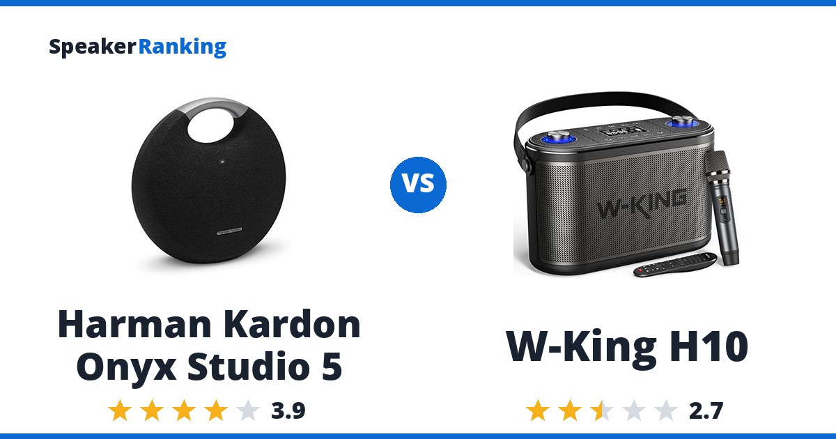 Harman Kardon Onyx Studio 5 vs W-King H10