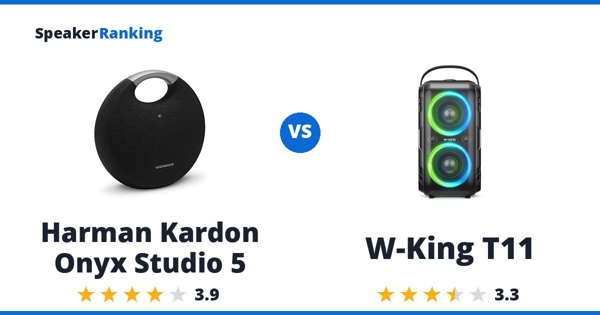 Harman Kardon Onyx Studio 5 vs W-King T11